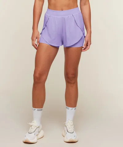 Gymshark Running 2-in-1 Shorts In Purple