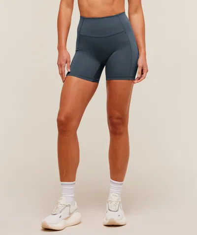 Gymshark Running Elite 6" Tight Fit Shorts In Blue