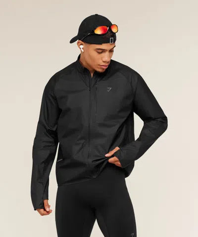 Gymshark Running Elite Lightweight Windbreaker In Black