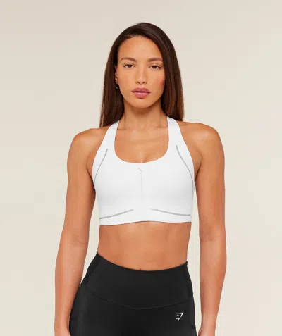 Gymshark Running Sports Bra In White