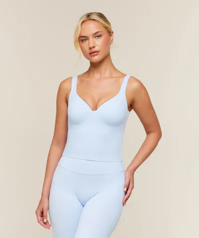 Gymshark Shape Push Up Tank In Blue
