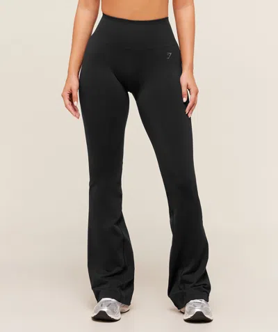 Gymshark Soft Sculpt Flared Leggings In Black