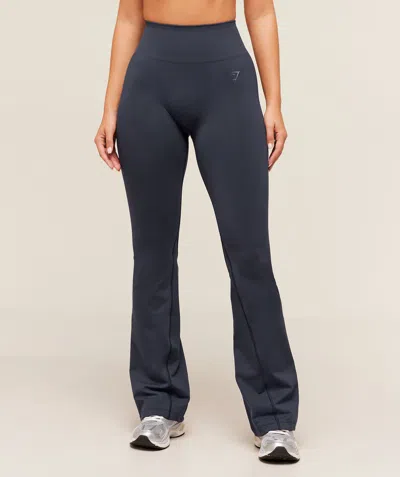 Gymshark Soft Sculpt Flared Leggings In Blue