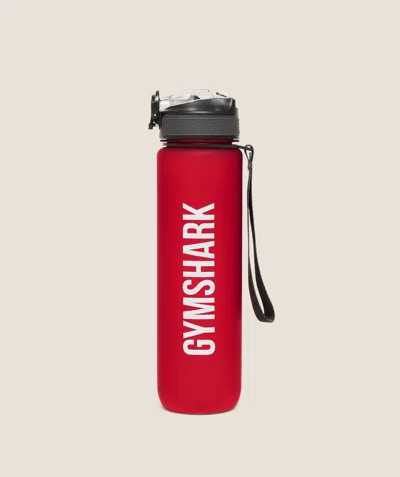 Gymshark Sports Bottle With Straw In Red