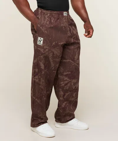 Gymshark Straight Leg Pumper Pants In Brown