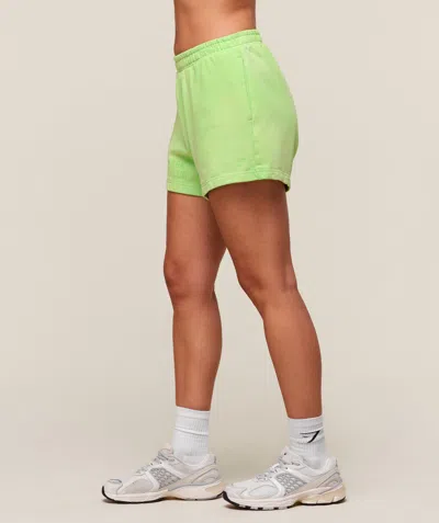Gymshark Summer Tie-dye Graphic Shorts In Green