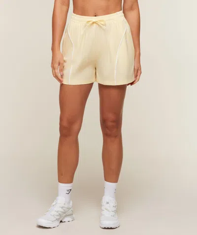 Gymshark Track Shorts In Yellow