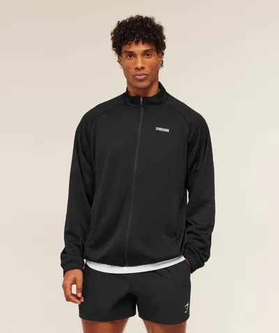 Gymshark Train Zip Through Jacket In Black