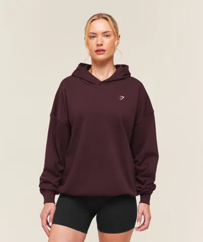 Gymshark Training Oversized Fleece Hoodie In Purple