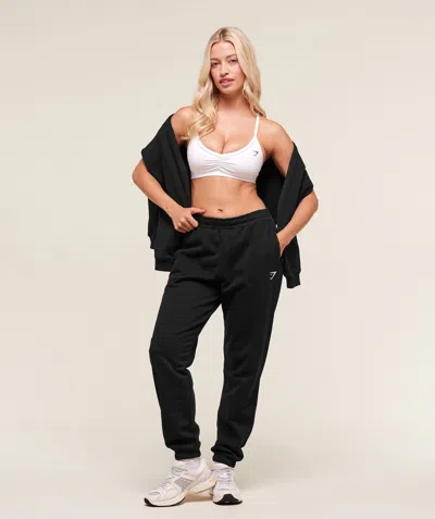 Gymshark Training Regular Fleece Joggers In Black