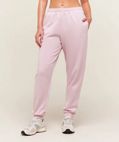 Gymshark Training Regular Fleece Joggers In Pink