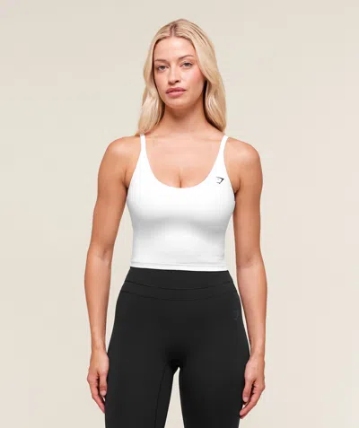 Gymshark Training Shelf Cami Tank In White