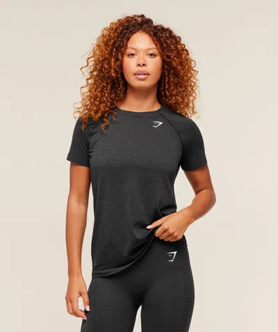 Gymshark Vital Seamless 2.0 Light T-shirt In Black