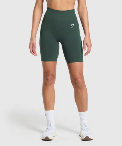 Gymshark Vital Seamless 7 Inch Shorts In Green