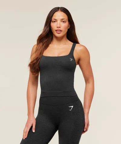 Gymshark Vital Seamless Tank With Shelf In Black