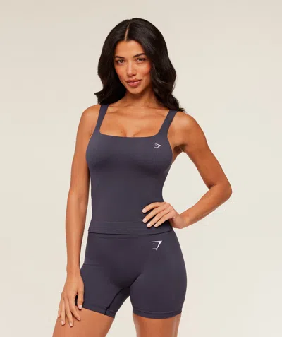 Gymshark Vital Seamless Tank With Shelf In Purple