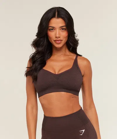 Gymshark Vital Sports Bra In Brown