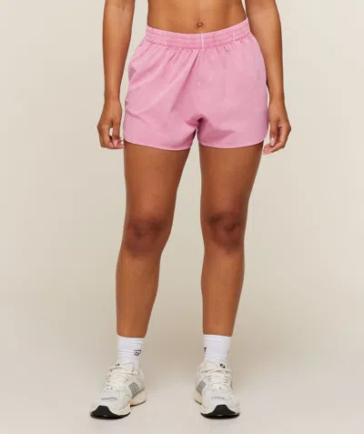 Gymshark Washed Pastel Woven Shorts In Pink