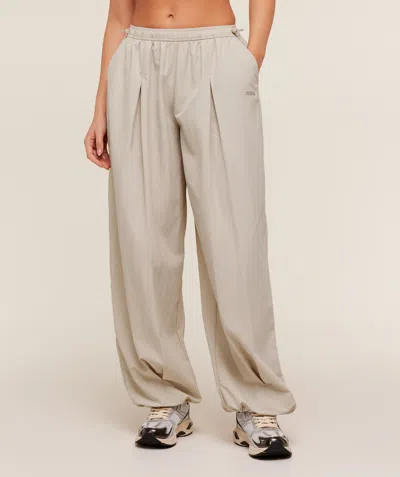Gymshark Weekend Lifestyle Parachute Pants In Gray