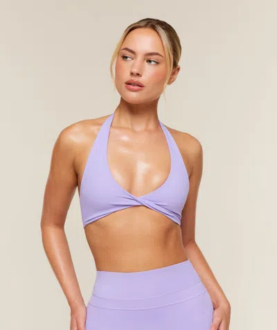 Gymshark Whitney Twist Sports Bra In Purple
