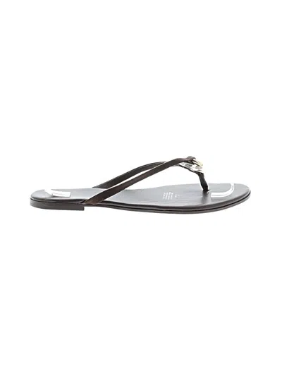 Pre-owned H&m Flip Flops In Silver