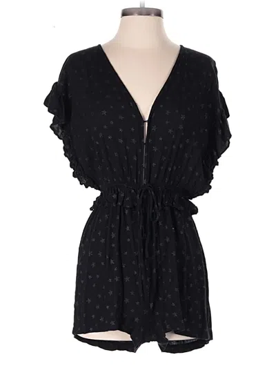Pre-owned H&m Romper In Black