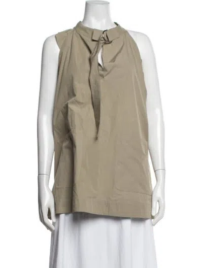 Pre-owned Hache Sleeveless Top In Neutrals