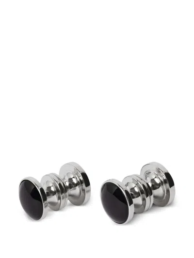 Hackett Bachelor Stud Cufflinks In Silver