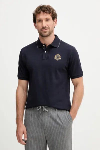 Hackett Cotton Polo Shirt In Animal Print