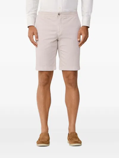 Hackett Elasticated-waistband Chino Shorts In Gray