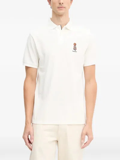 Hackett Embroidered-logo Polo Shirt In Multi