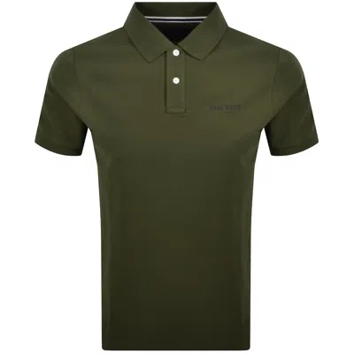 Hackett Essential Logo Polo T Shirt Green