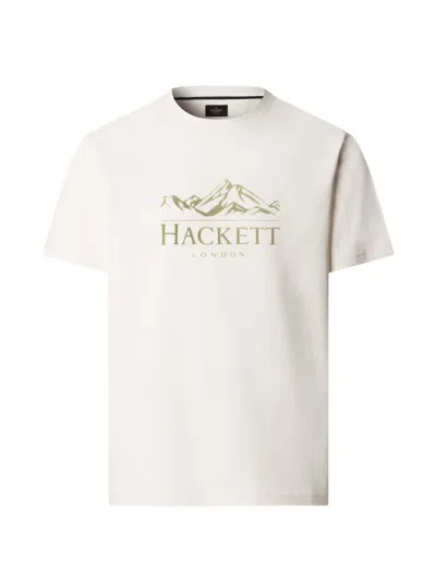 Hackett Heritage Peaks Short-sleeve T-shirt In White
