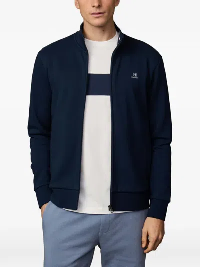 Hackett Heritage Zip-up Sweatshirt In Blue