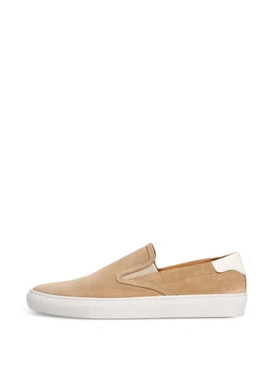 Hackett Idol Slip-on Sneakers In Brown