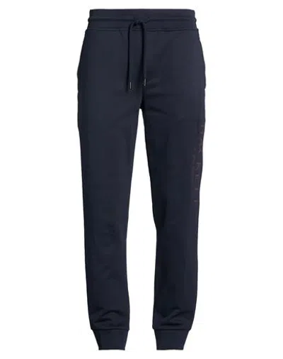 Hackett Man Pants Navy Size L Cotton In Blue