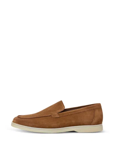Hackett Martin Suede Loafers In Multi