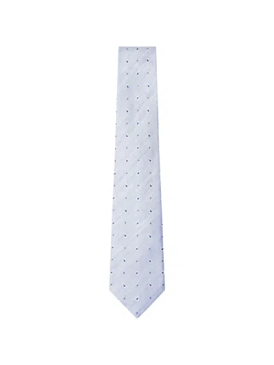 Hackett Paisley-pattern Tie In Blue