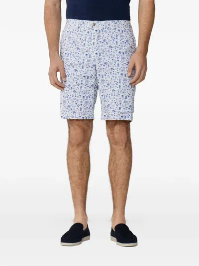 Hackett Sanderson Reversible Shorts In Blue