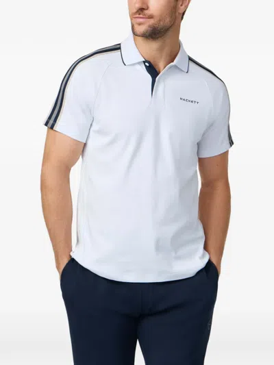 Hackett Short-sleeve Polo Shirt In White