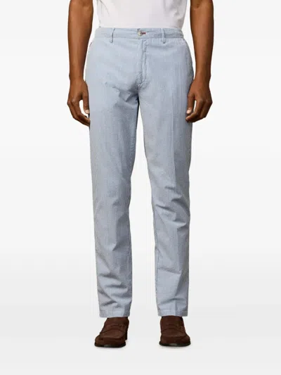 Hackett Stripe-pattern Trousers In Blue