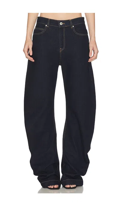 Haelo Banana Twist Flare Jean In Indigo