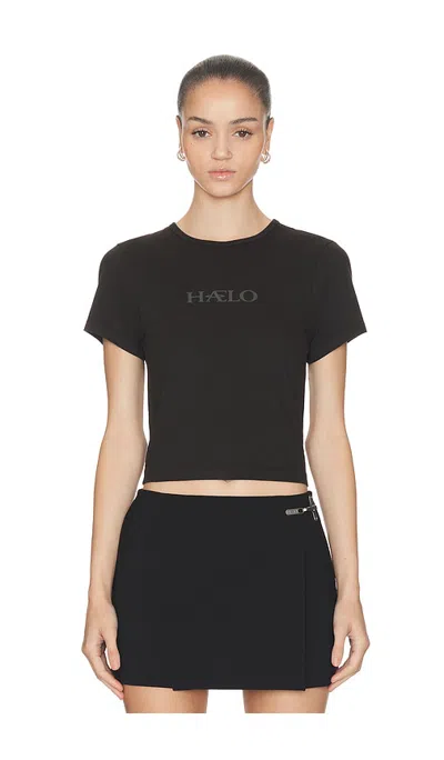 Haelo Id Tee In Washed Black