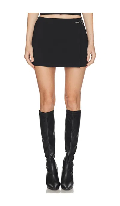 Haelo Lock Construct Skirt In Black