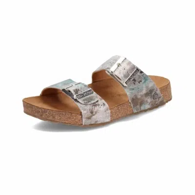 Haflinger Women's Andrea Sandal In Lime In Green