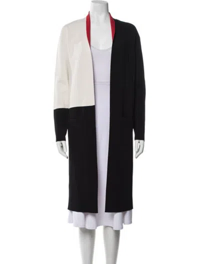 Pre-owned Haider Ackermann 2018 Colorblock Pattern Coat In Red