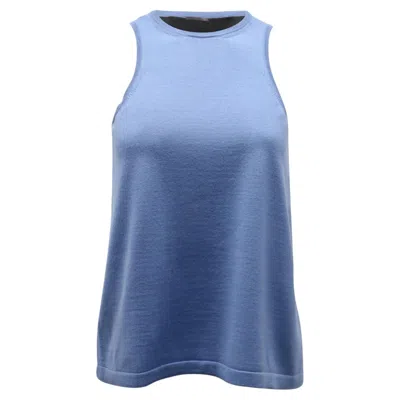 Pre-owned Haider Ackermann Two-tone Tank Top In Blue Wool