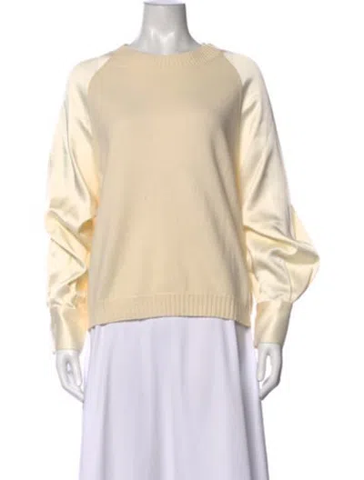Pre-owned Haider Ackermann Wool Crew Neck Sweater In Neutrals