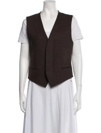 Pre-owned Haider Ackermann Wool Vest In Brown