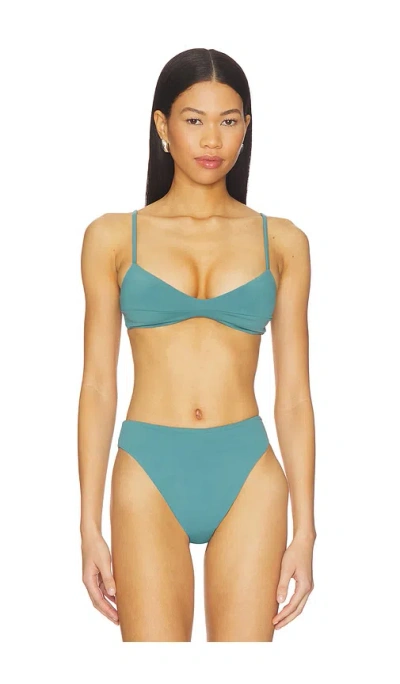 Haight Adjustable Monica Top In Seaweed Green